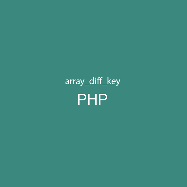 array_diff_key trong php